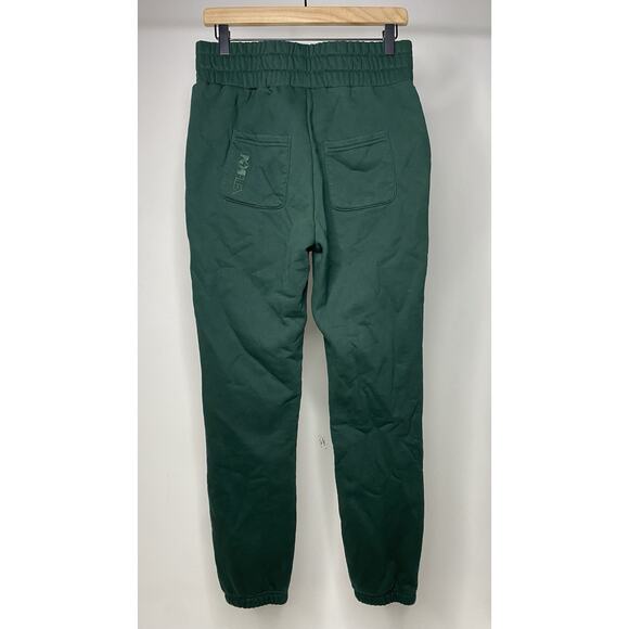Popflex Women's Small Cloud Rollover Sweatpant Pine Green Athleisure Lounge - Picture 3 of 6